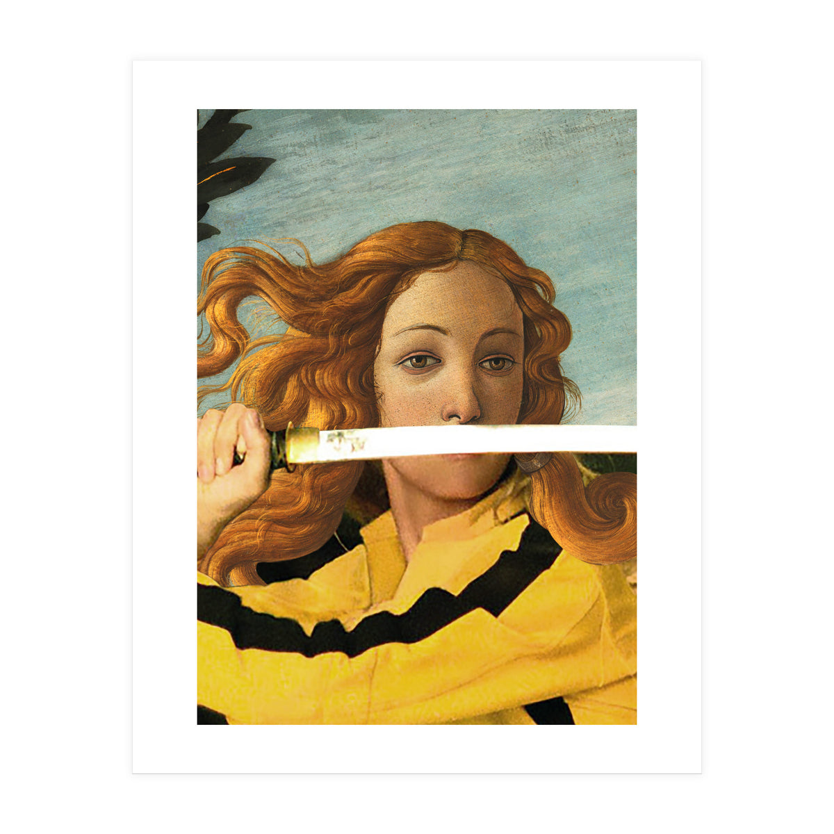 Venus of Sandro Botticelli and Beatrix Kiddo from Kill Bill (Print Only)