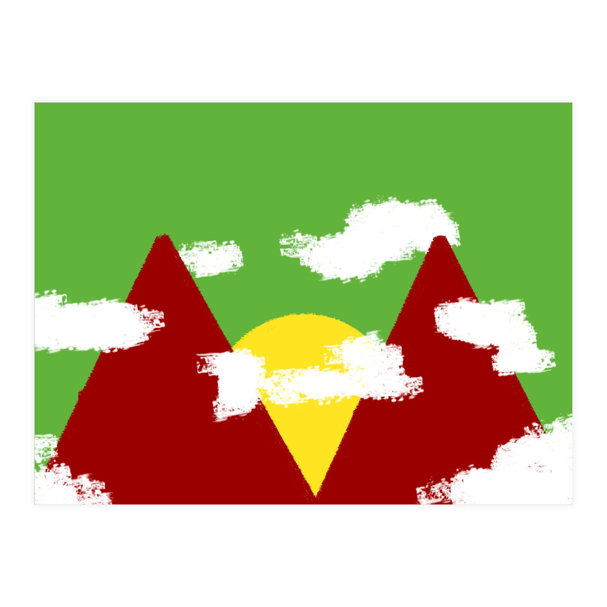 Dawn At The Camping (Print Only)