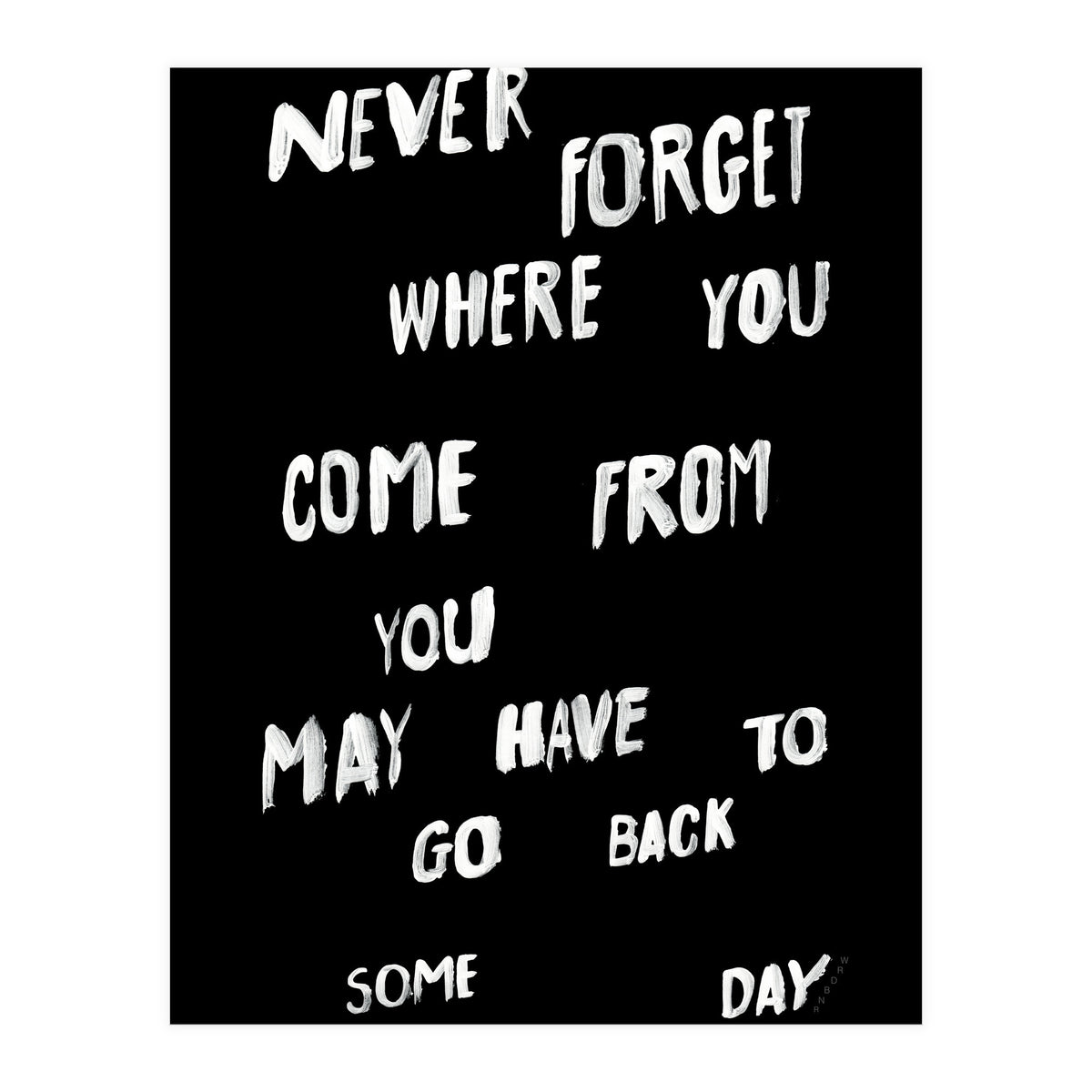 NEVER FORGET (Print Only)