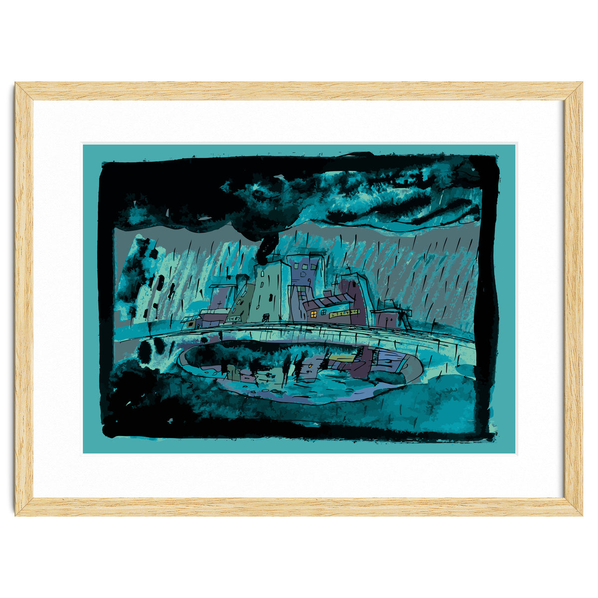 Autumn Rain in the Old City