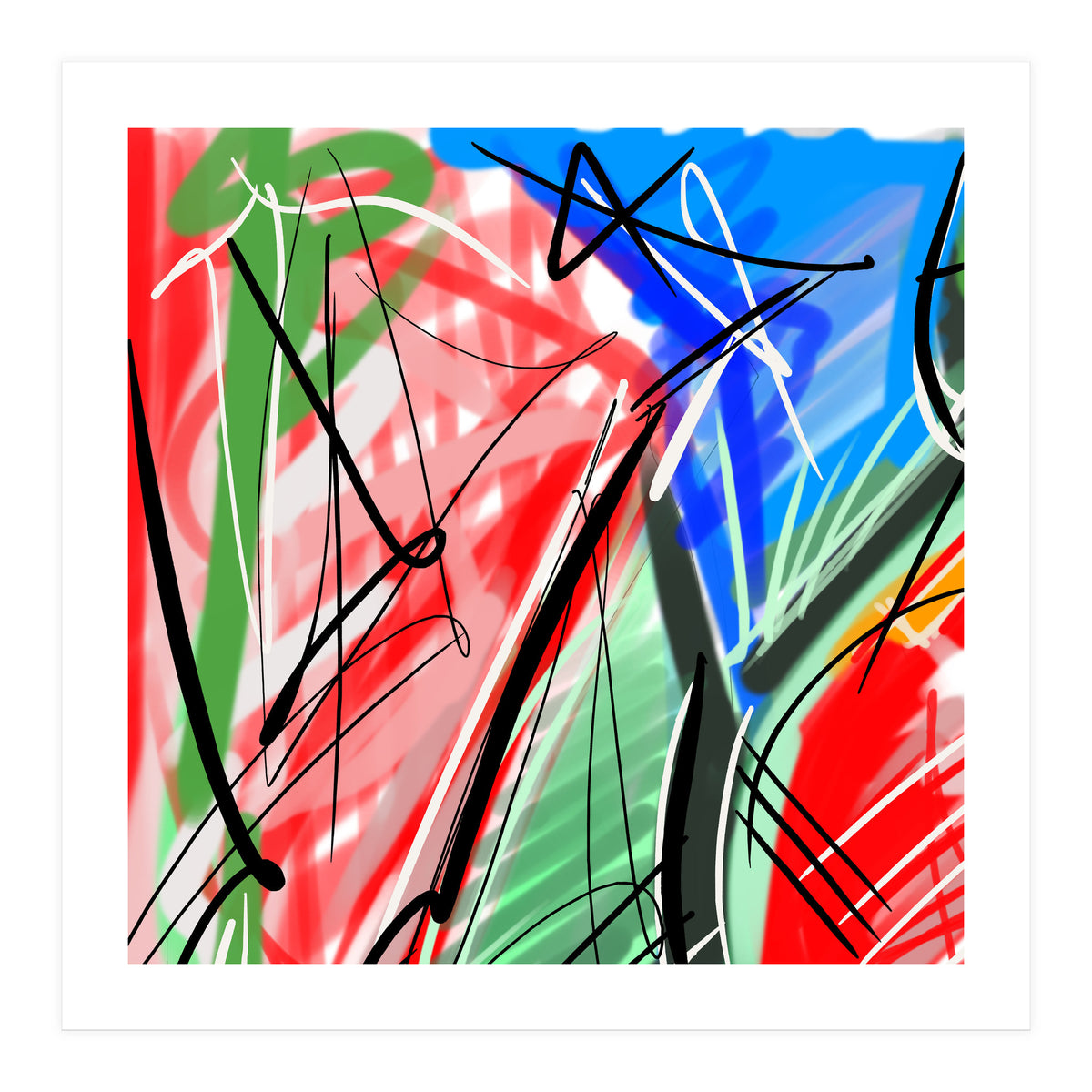 color subtleties in strokes 1 (Print Only)