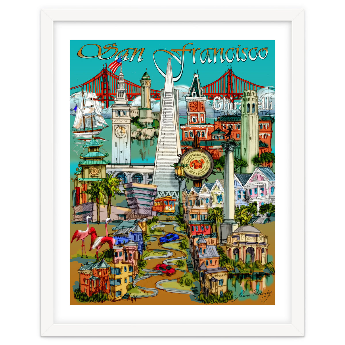 San Francisco Illustration