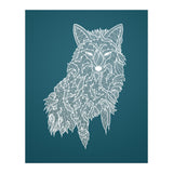 Lace Fox (Print Only) thumbnail