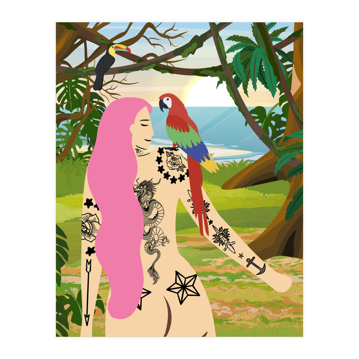 My Ara Bird (Print Only)