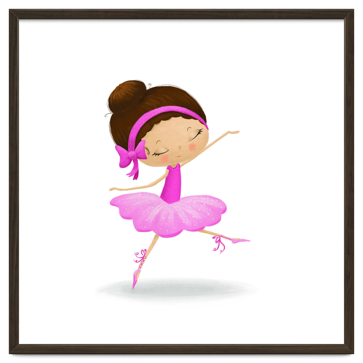Adorable Ballerina Nursery Print