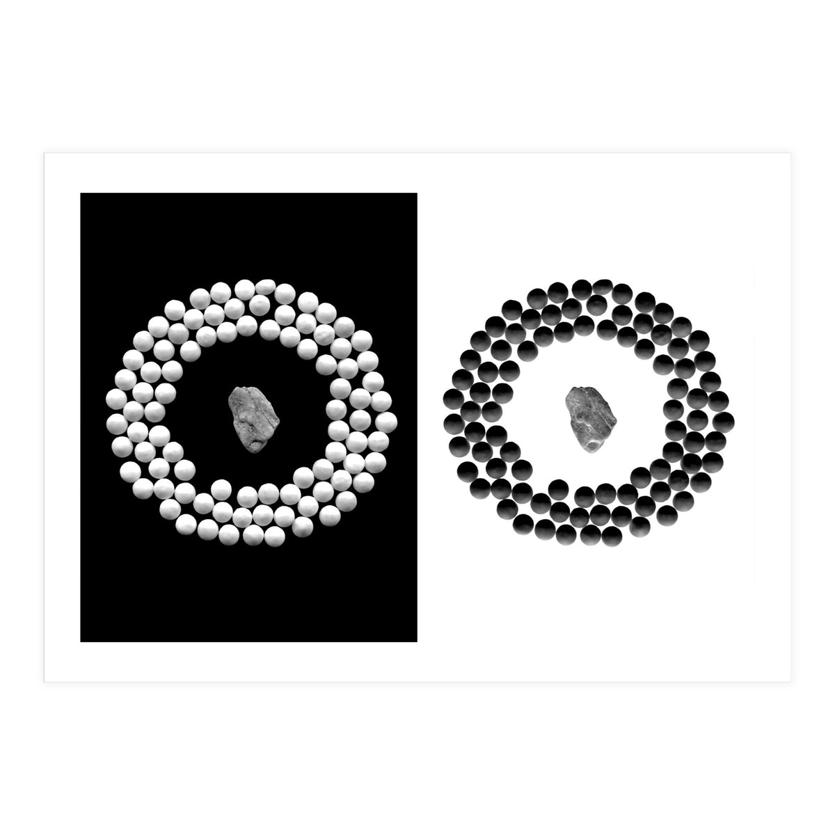 Pearls and stone (Print Only)