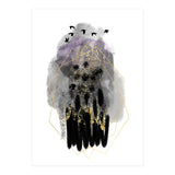 Abstract watercolour calm before the storm (Print Only) thumbnail