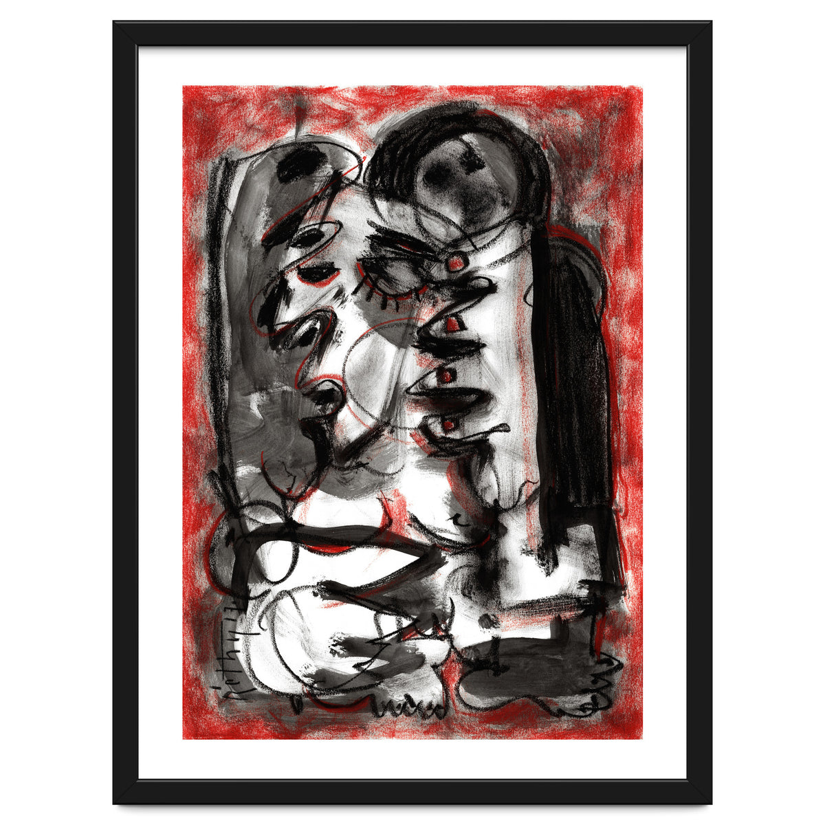 Shame - white background