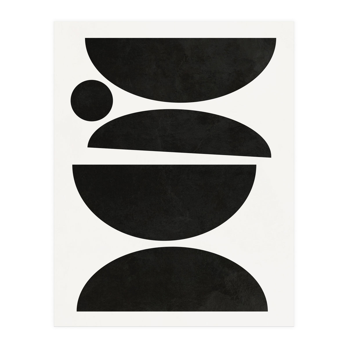 ABSTRACT AND GEOMETRIC SHAPES 01BW (Print Only)