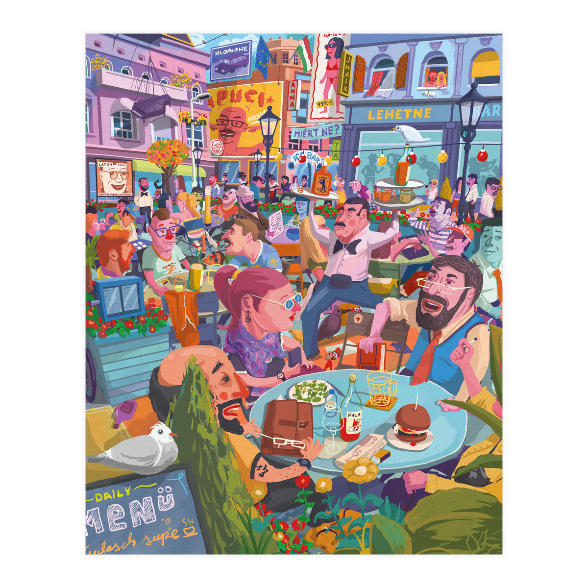 Terrace Budapest (Print Only)