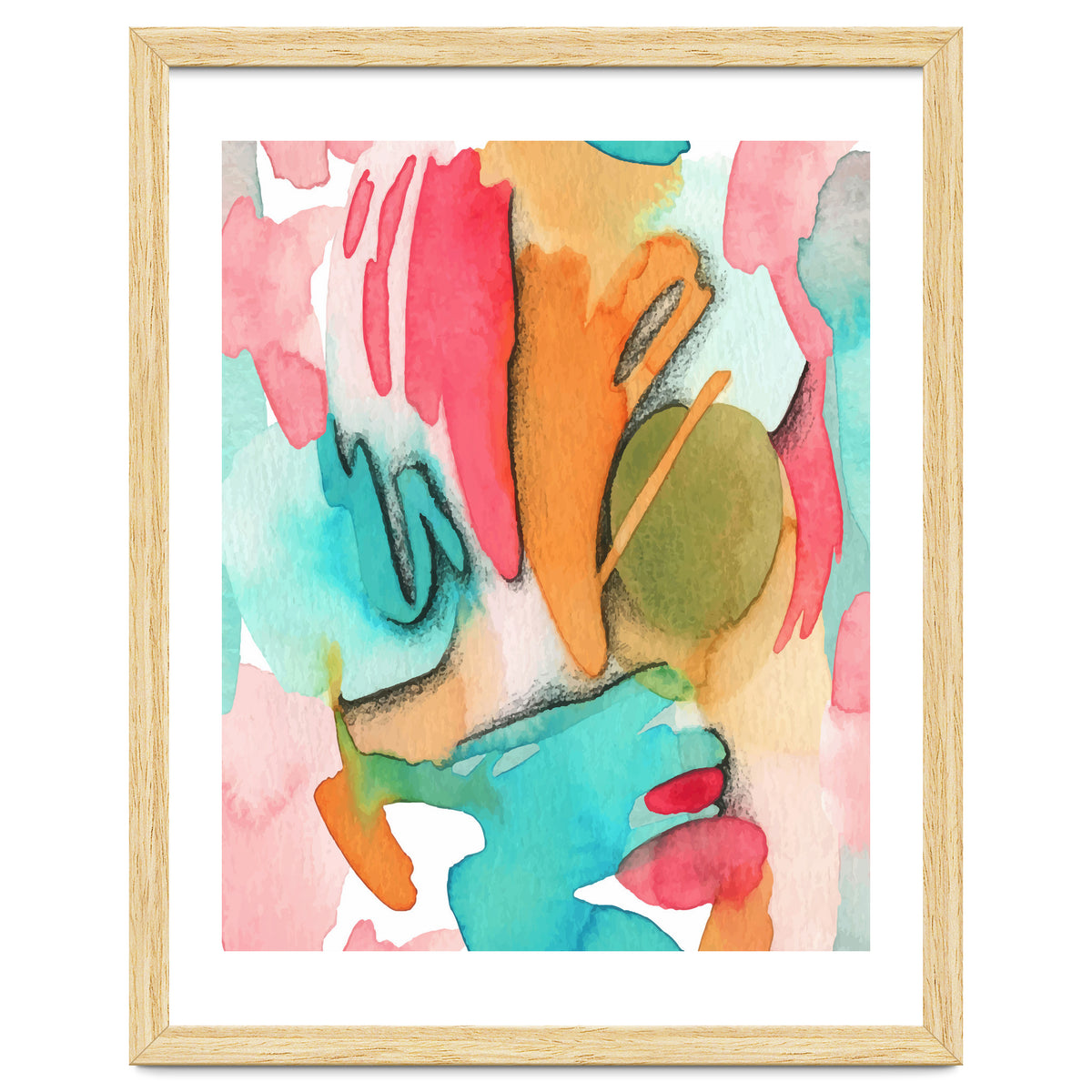 Abstract Watercolor Art