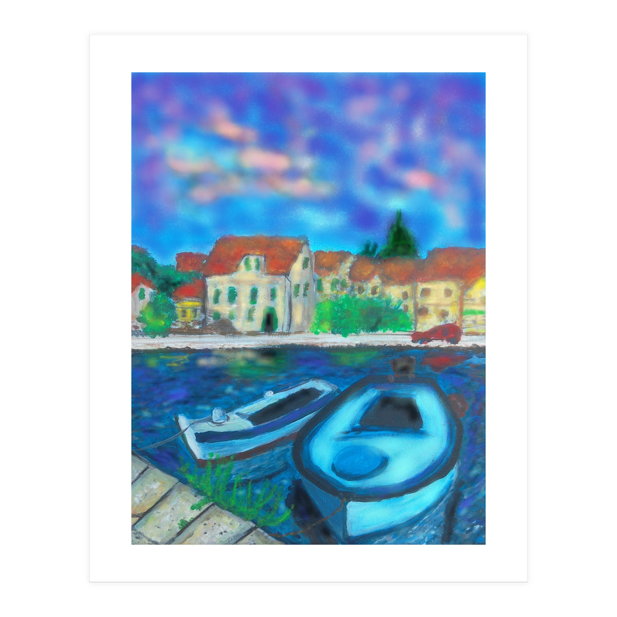 Two Boats in Vrboska (Print Only)