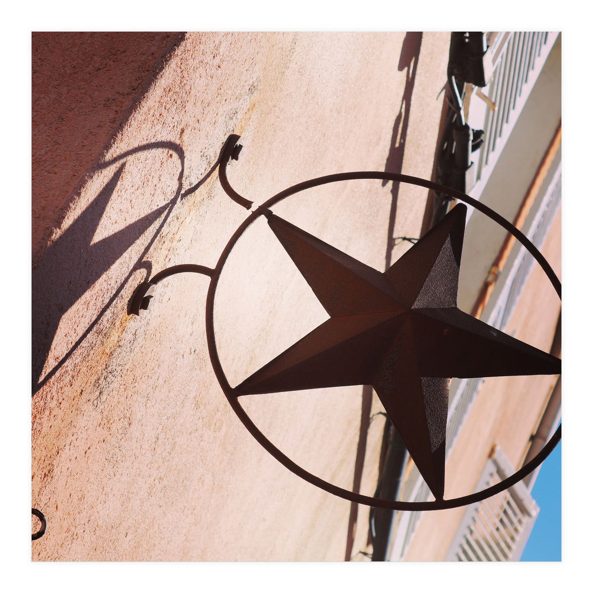 Rusty metal star (Print Only)