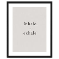 Inhale Exhale Grey Yoga