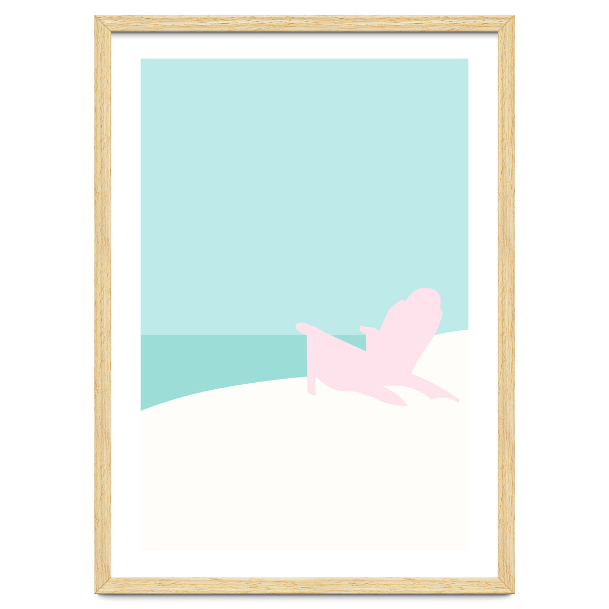 Minimal Beach Chair - Turquoise Coast