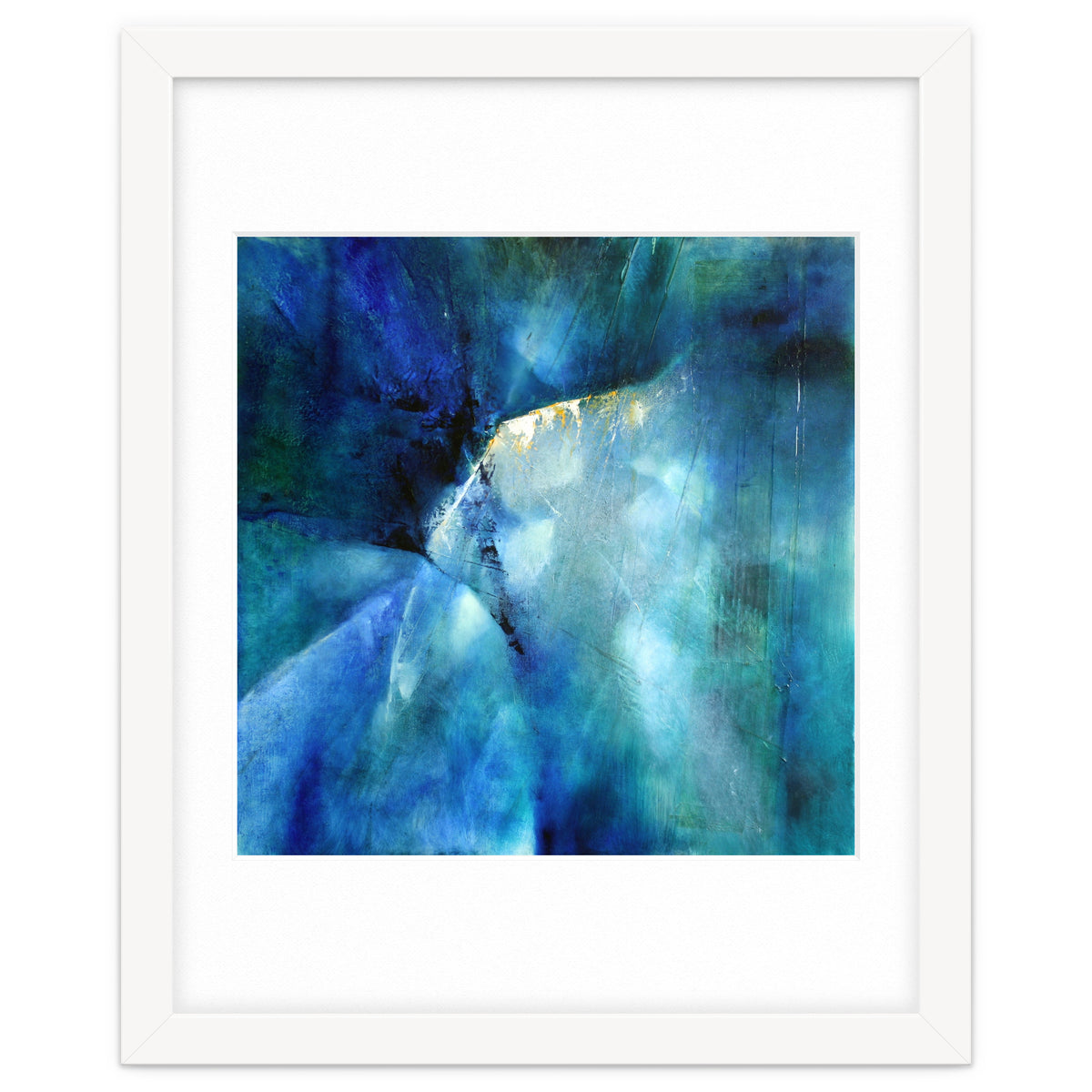 Komposition In Blau - blue composition