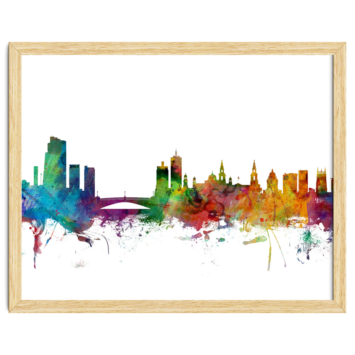 Leeds England Skyline