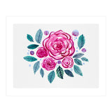 Watercolor rose bouquet (Print Only) thumbnail