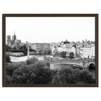 Paris View in Black and White