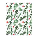 Pine Tree Branches With Christmas Berries Pattern (Print Only) thumbnail
