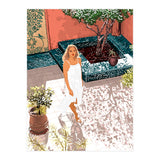 Soaking up the Sun | Bohemian woman Palace Architecture | Buildings Travel Fashion Urban Jungle (Print Only) thumbnail