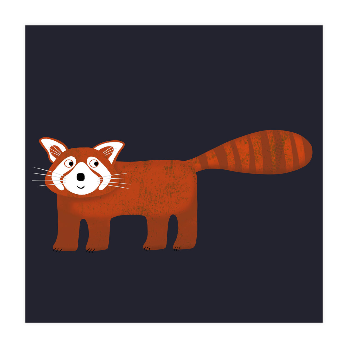 Red Panda Dark (Print Only)