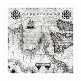 Antique Mercant Map  (Print Only) thumbnail