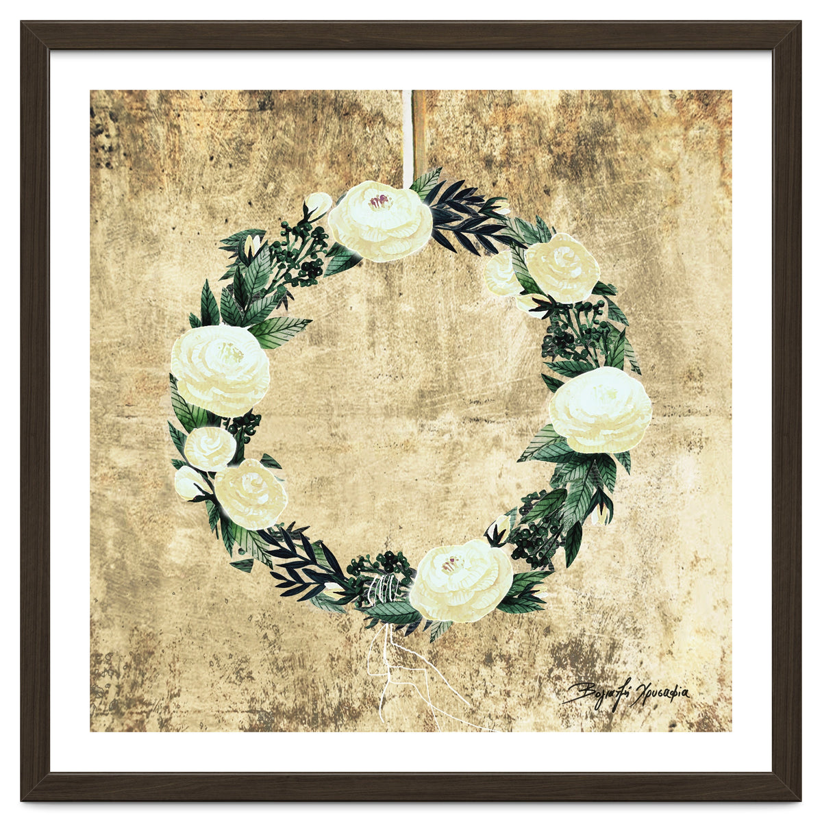 Wreath #White Flowers #Royal collection