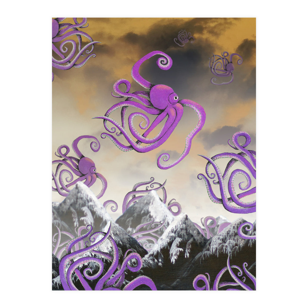 Octopus invasion (Print Only)