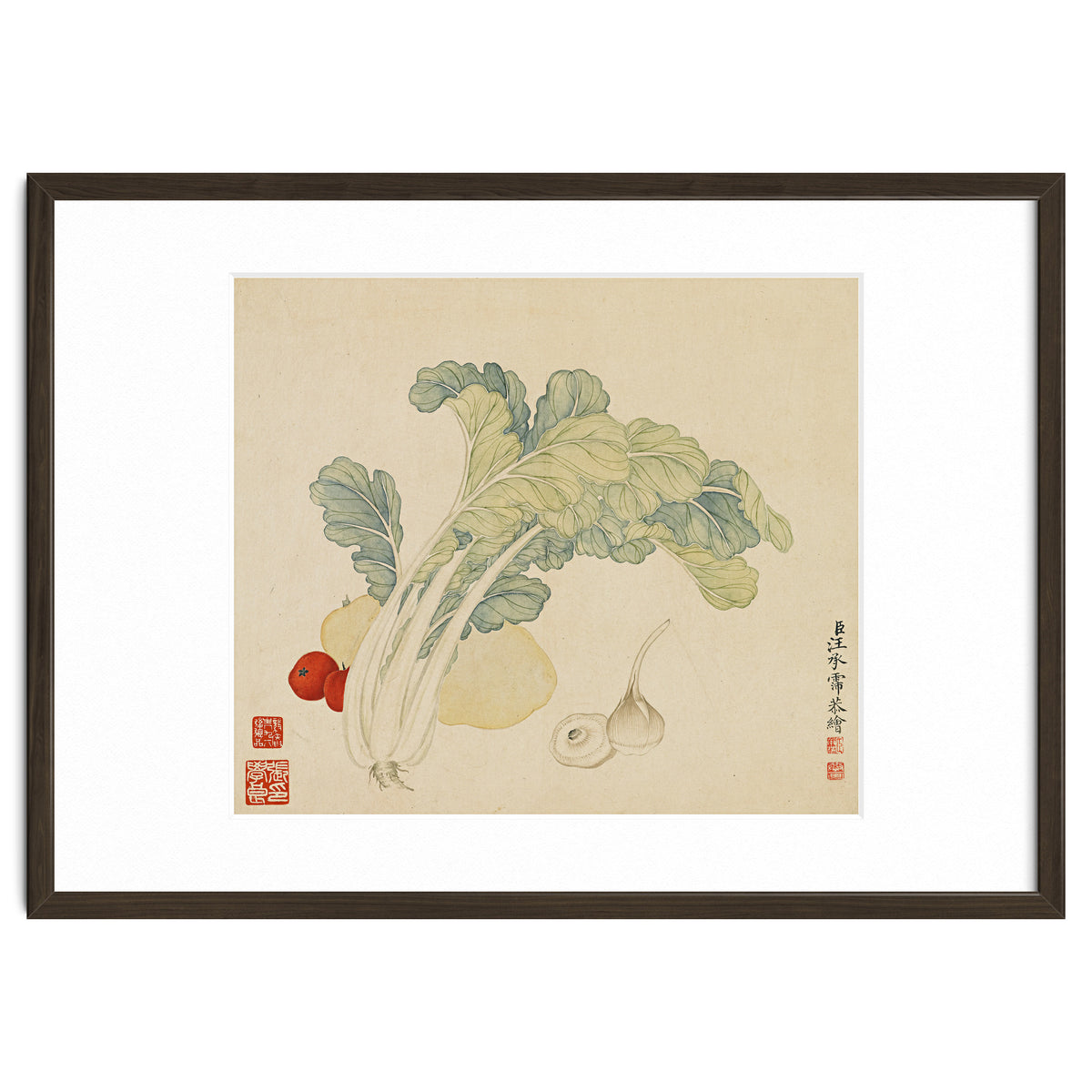 Wang Chengyu ~flowers, Vegetables, Chinese Cabbage, Potatoes, Garlic, Tomatoes, Vegetables