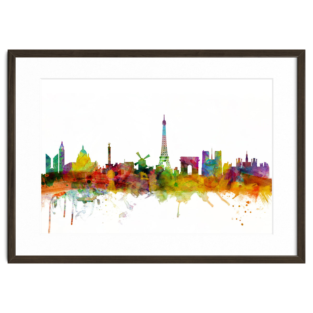 Paris France Skyline