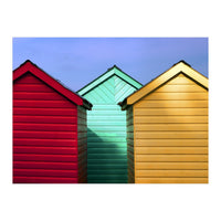 Tricolor Of Huts (Print Only)