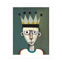 Footballer In A Crown (Print Only)