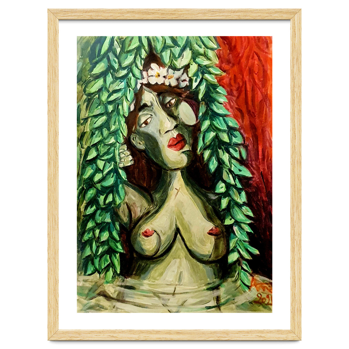 Under the willow tree