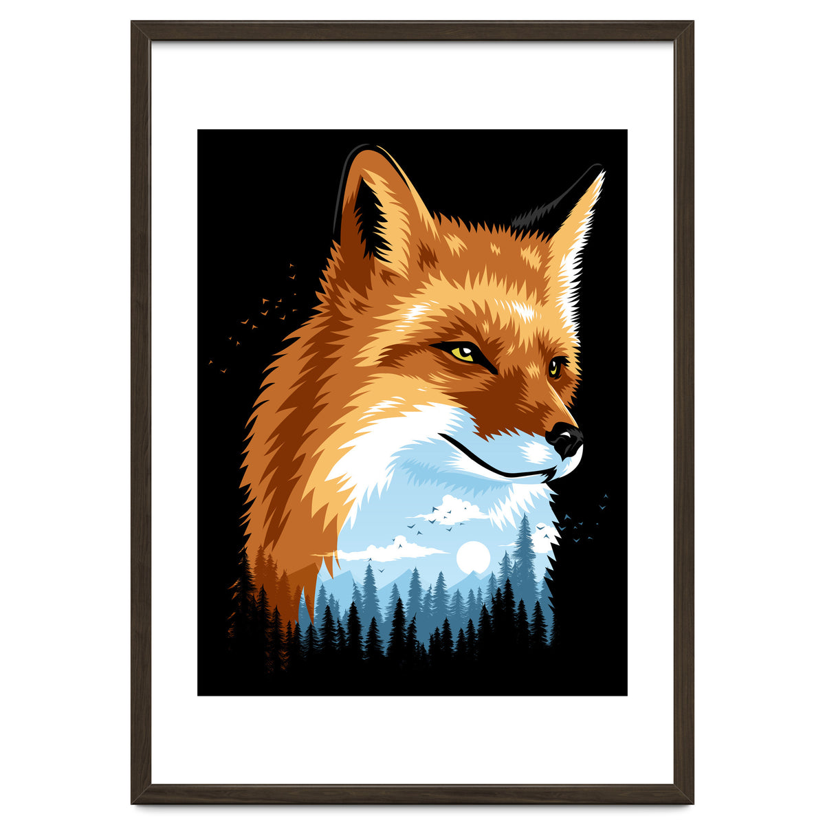 Fox Colors Forest