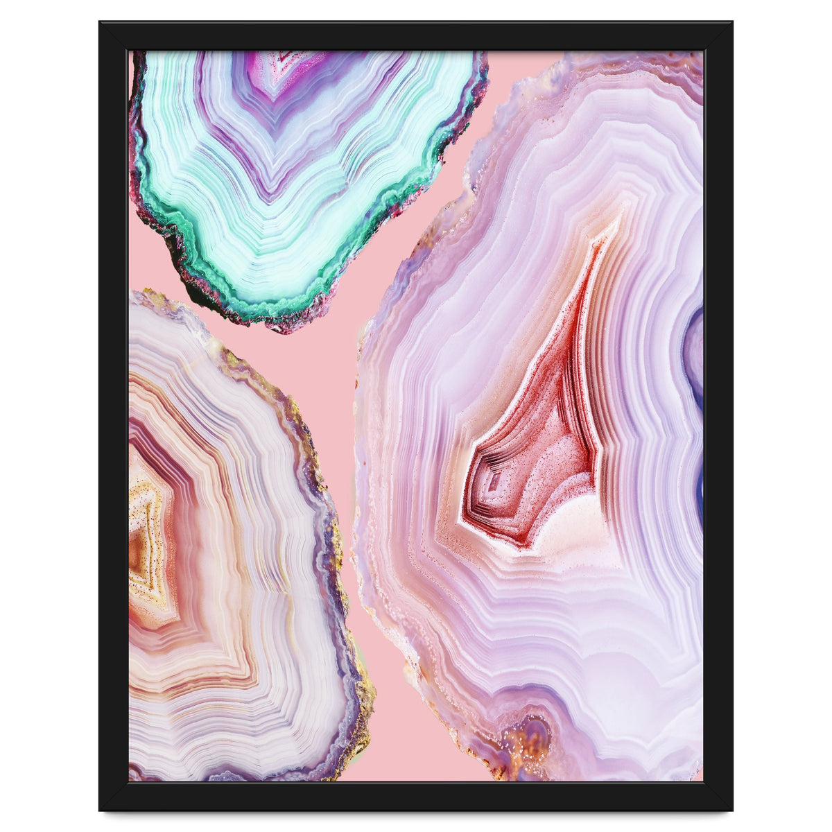 Mineral Agates #Glam collection