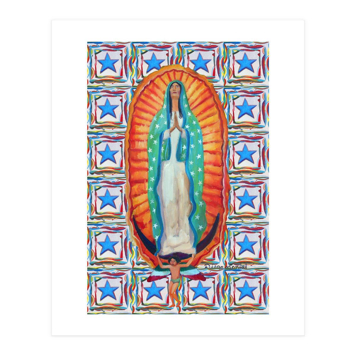 Virgen De Guadalupe 9 (Print Only)