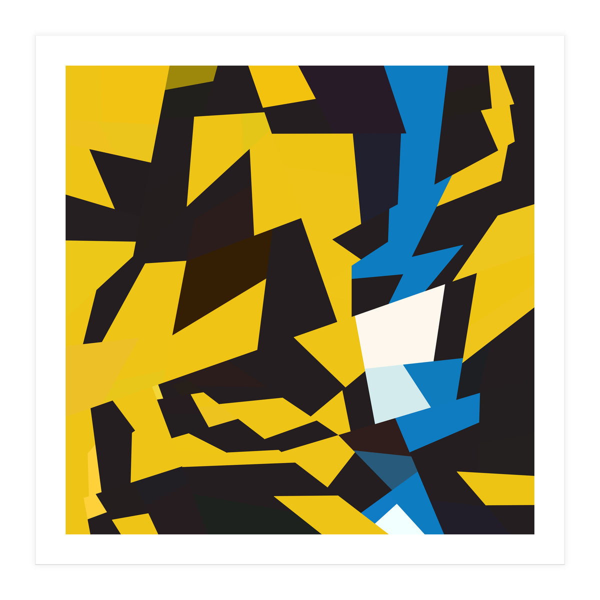 Blue and Yellow (Print Only)