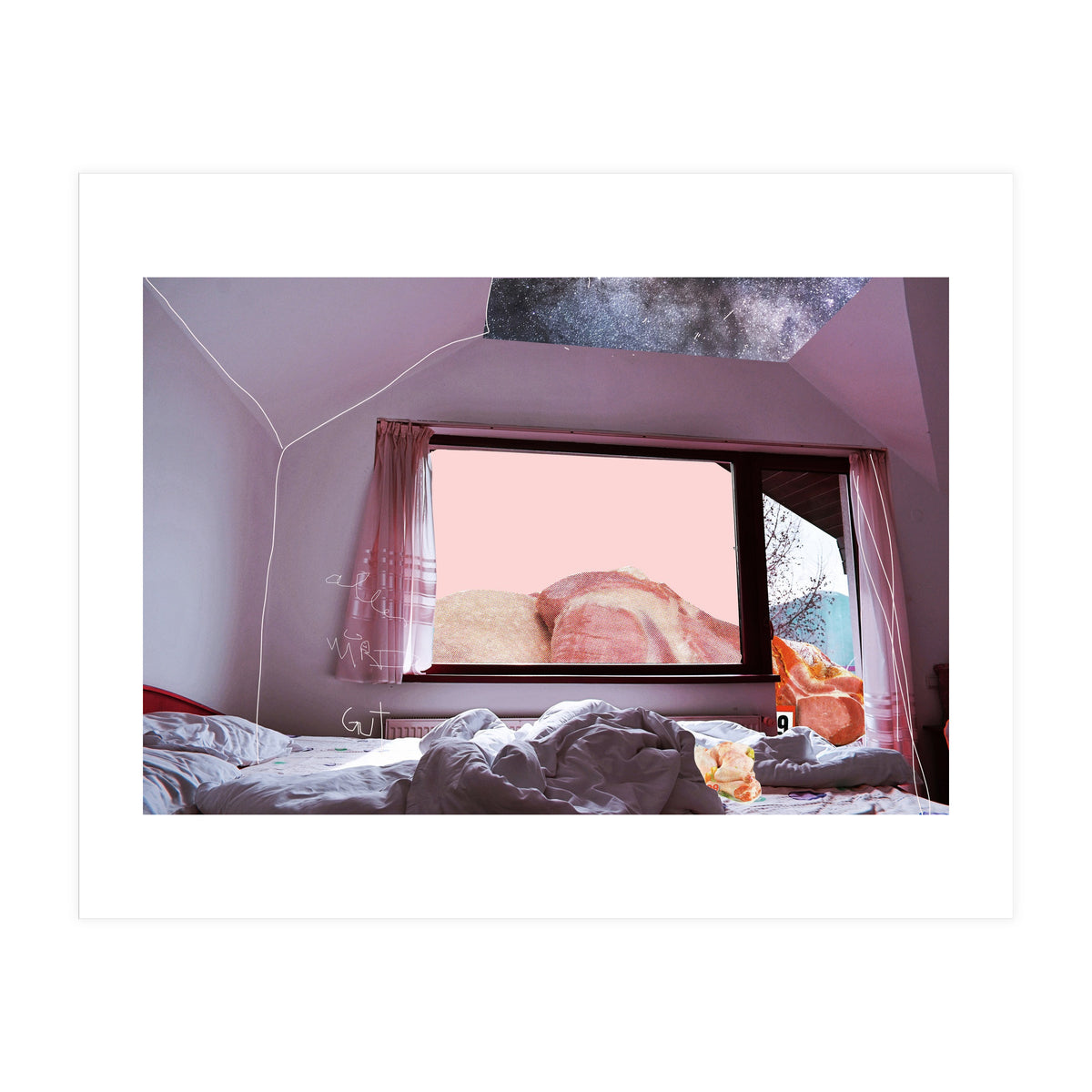 Meat Holiday Blues Zone Ticket In Pink (Print Only)