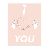 i ♡ you - I love you (Print Only)