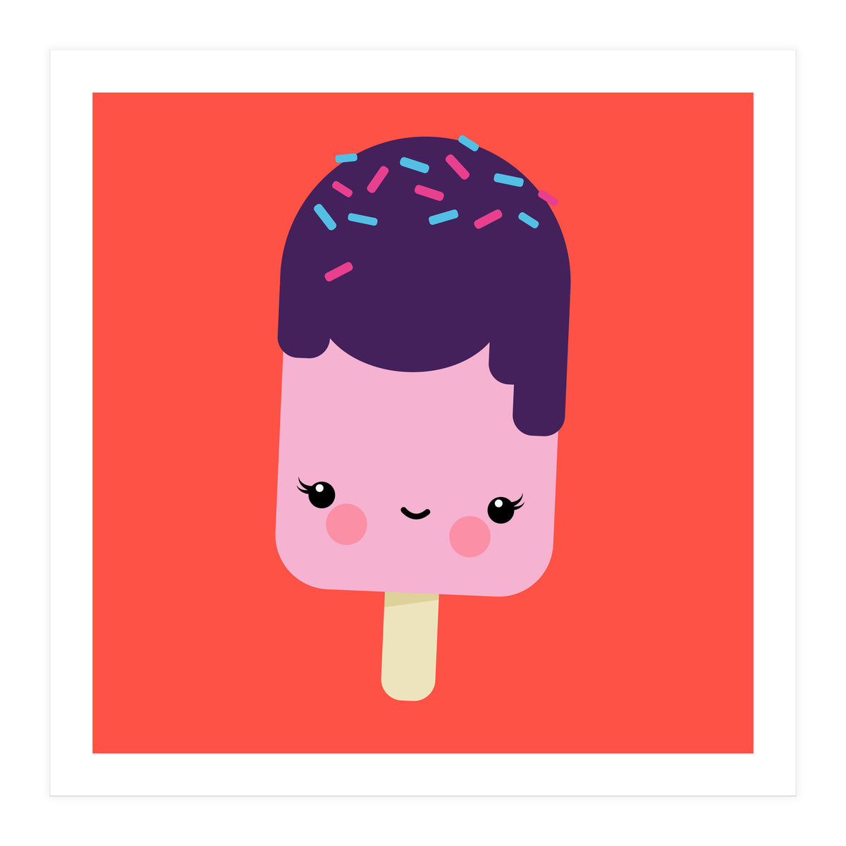 Sweet Kawaii Ice Cream (Print Only)