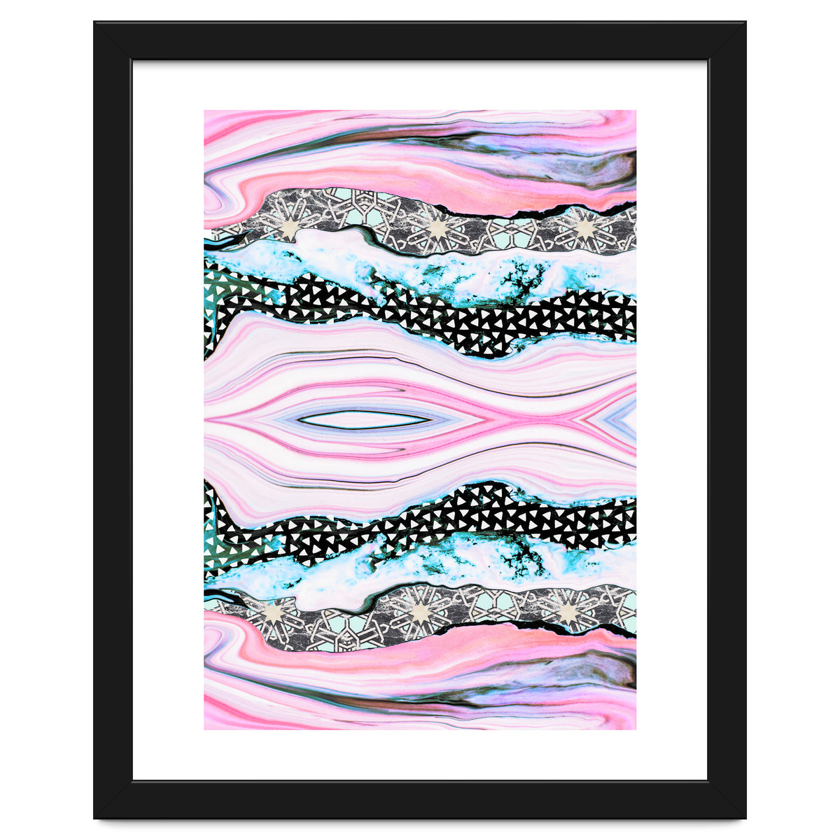 Abstract shapes of marble and patterns