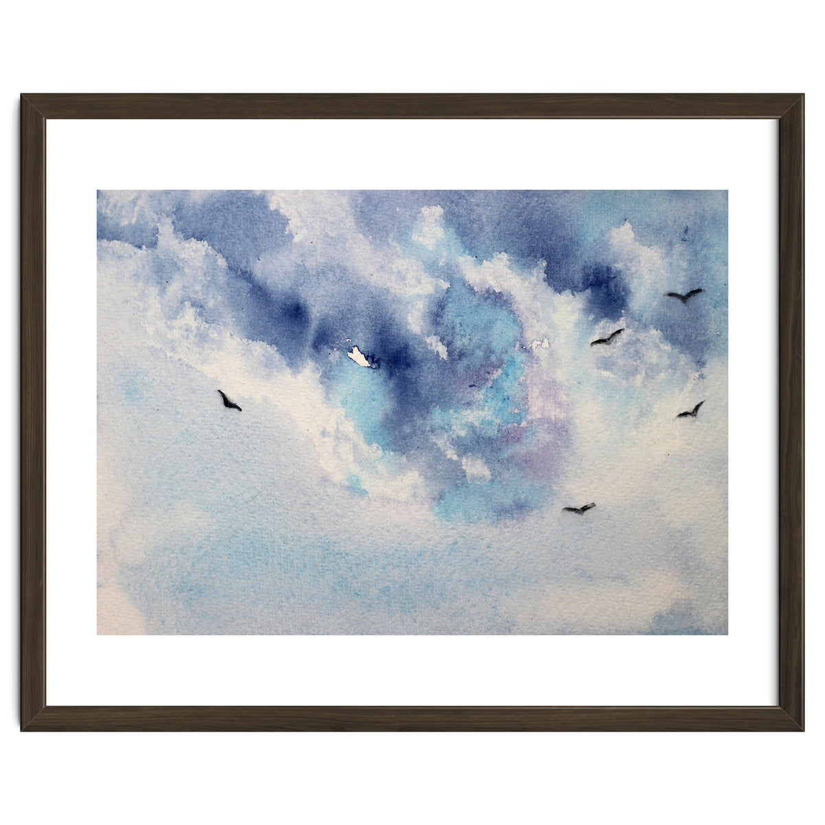 Dramatic sky || watercolor