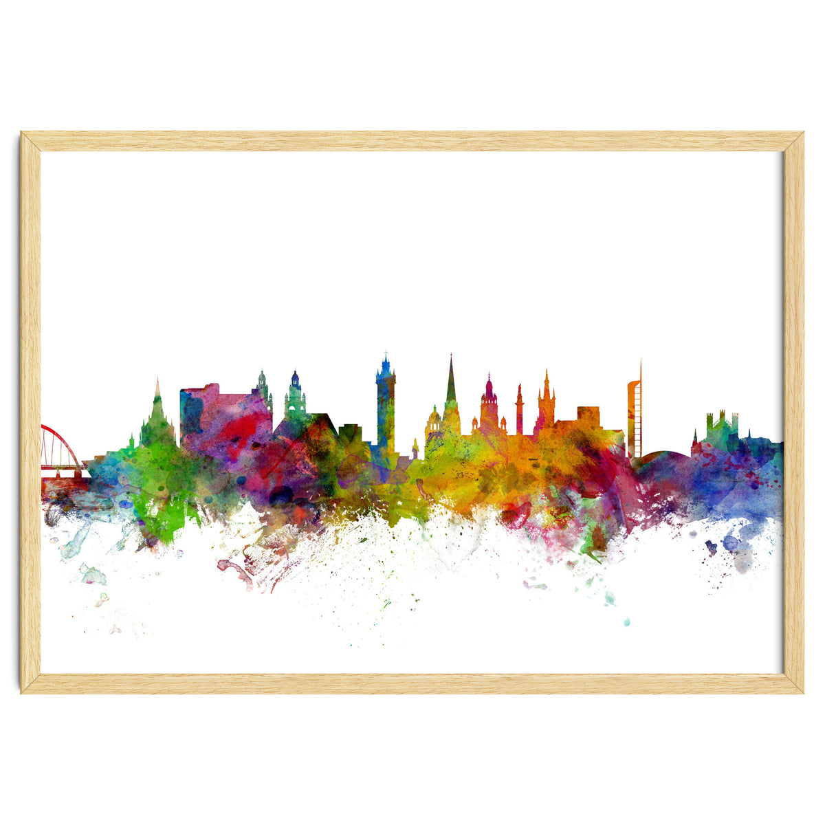 Glasgow Scotland Skyline