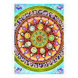 Chakra Mandala, Ayurveda Yoga Aum, Eclectic Colorful Bohemian Sun Sign Moon Sign Zodiac Astrology (Print Only) thumbnail