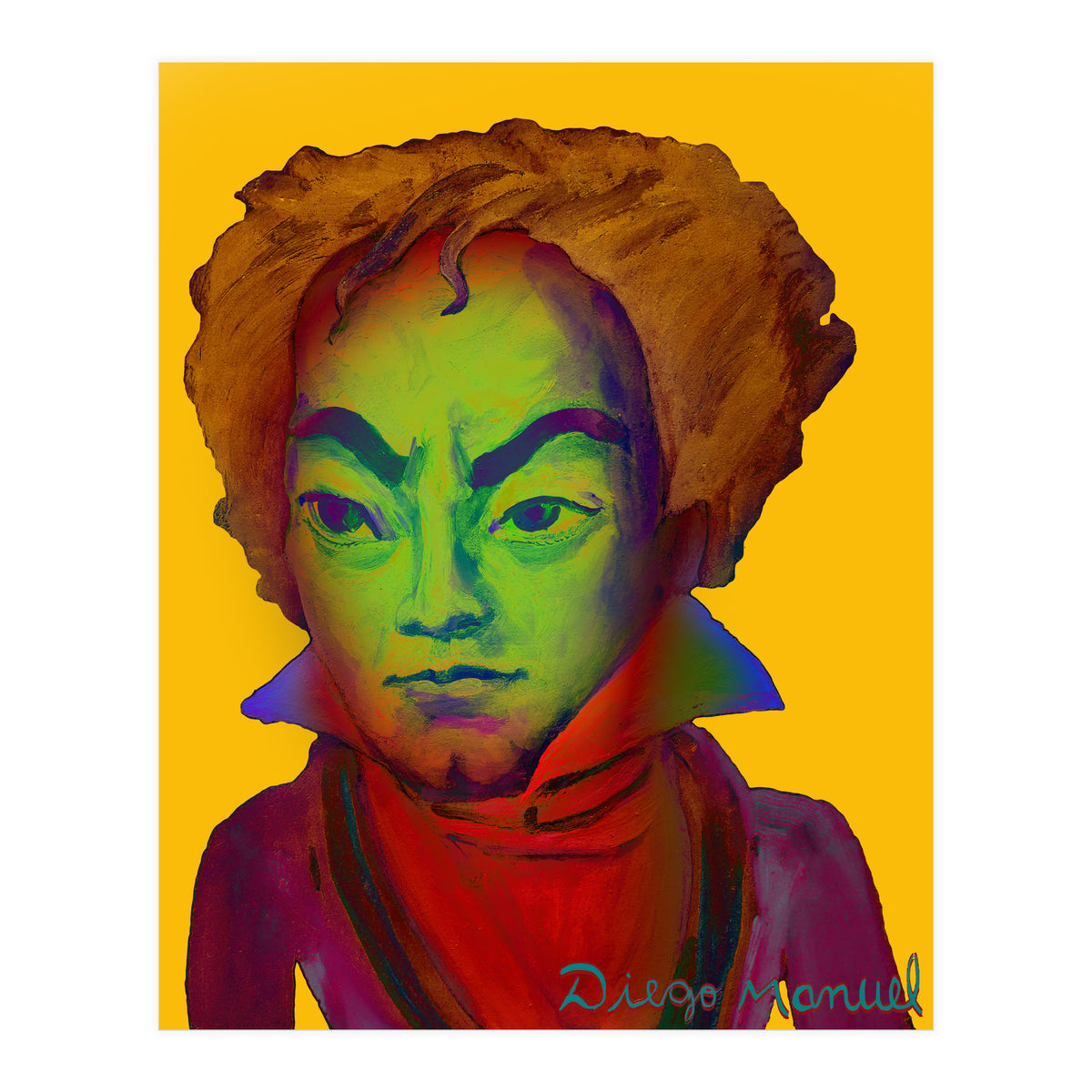 Beethoven Multicolor 7 (Print Only)