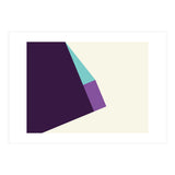 Geometric Shapes No. 42 -  lilac, blue & purple (Print Only) thumbnail