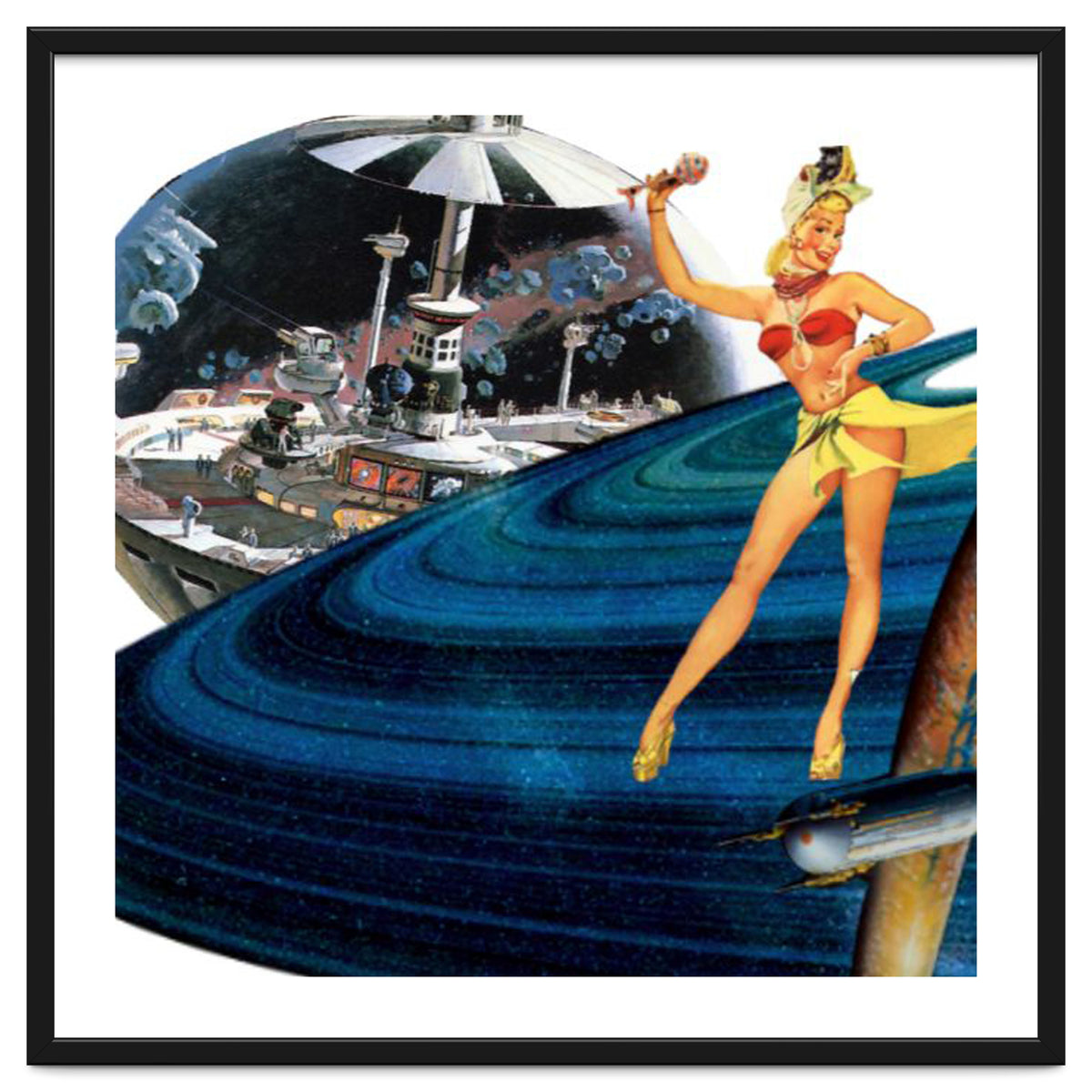 Dancer on Saturn Rings