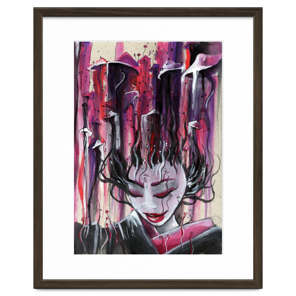 Geisha in Mushrooms: The Surrealistic Concubine