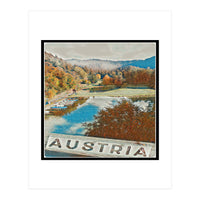 Boats on Austria. (Print Only)